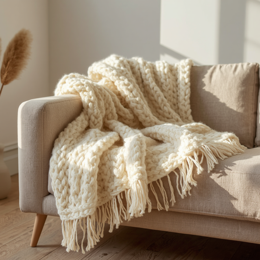 NUUMA Chunky Knit Throw
