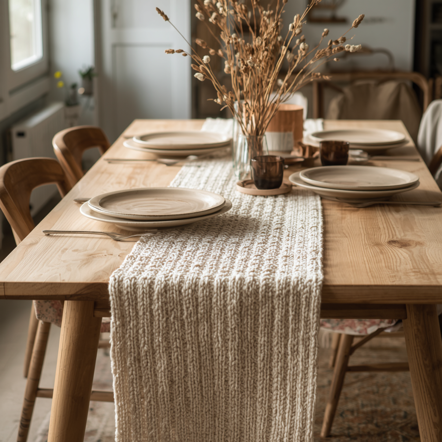 NUUMA Knit Table Runner